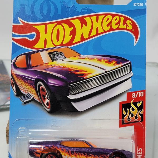 Hot Wheels '71 Mustang Funny Car - 2021 HW Flames 8/10 (57/250)