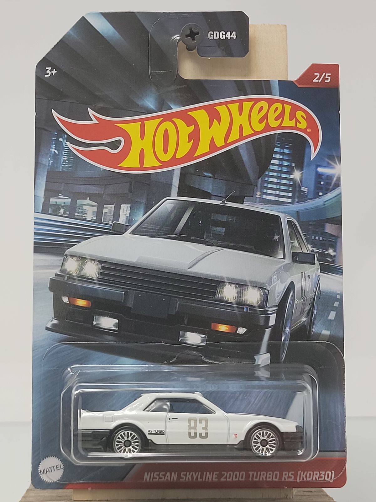 Hot Wheels Nissan Skyline 2000 Turbo RS (KDR30) – White – Factory Sealed