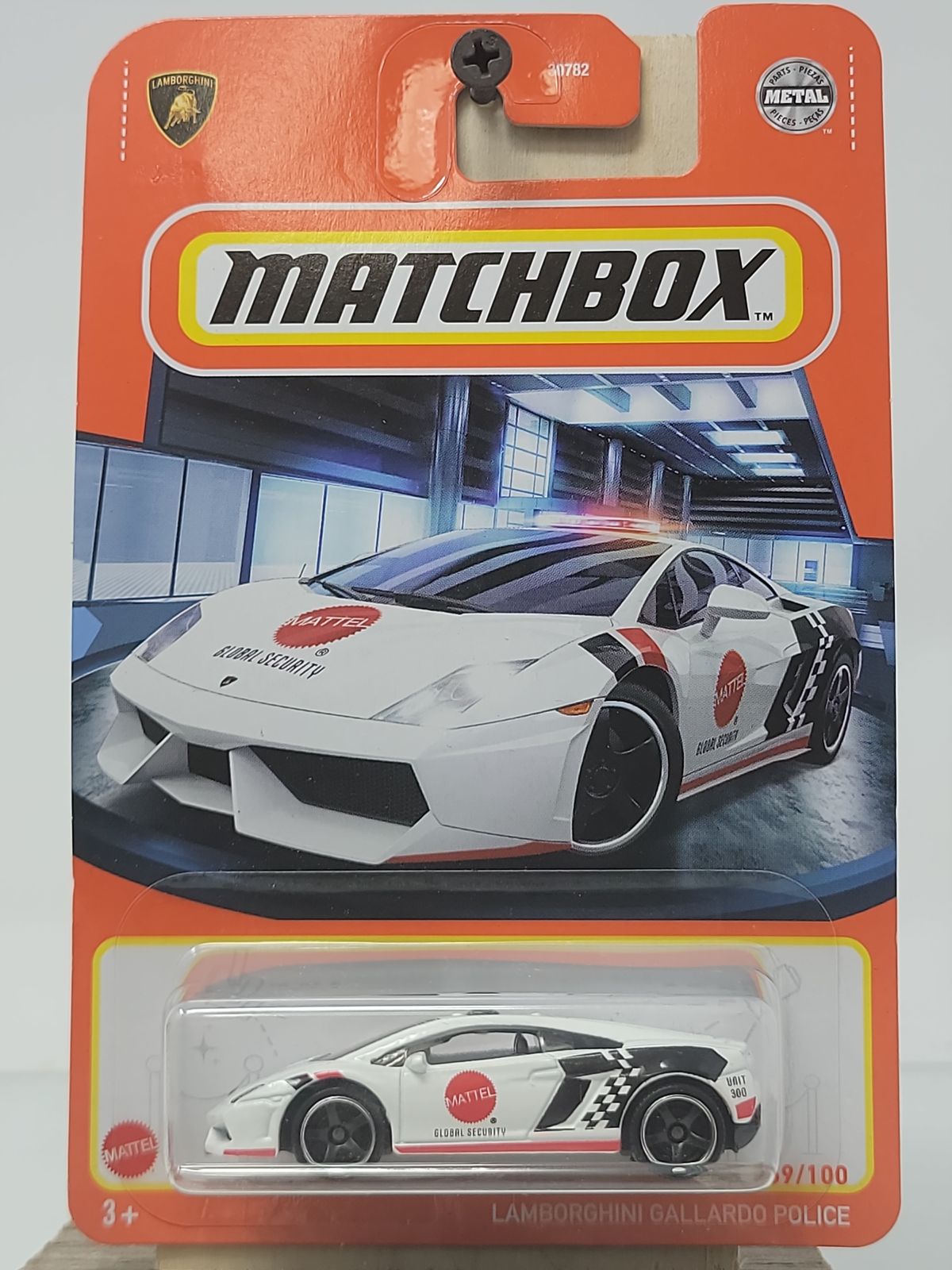 Matchbox Lamborghini Gallardo Police – White/Black – Factory Sealed