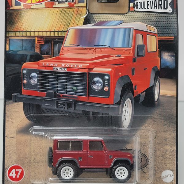Hot Wheels Premium – Land Rover Defender 90 | Boulevard Series #47