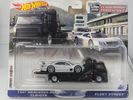 HOT WHEELS PREMIUM TEAM TRANSPORT – 1997 MERCEDES-BENZ CLK GTR & FLEET STREET – SILVER/BLACK – SEALED