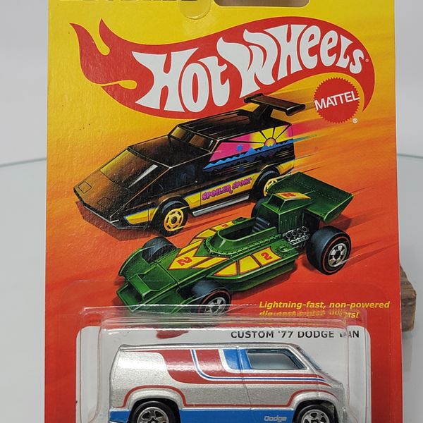 Hot Wheels The Hot Ones Custom '77 Dodge Van Silver 1:64 Metal Bottom New 2011