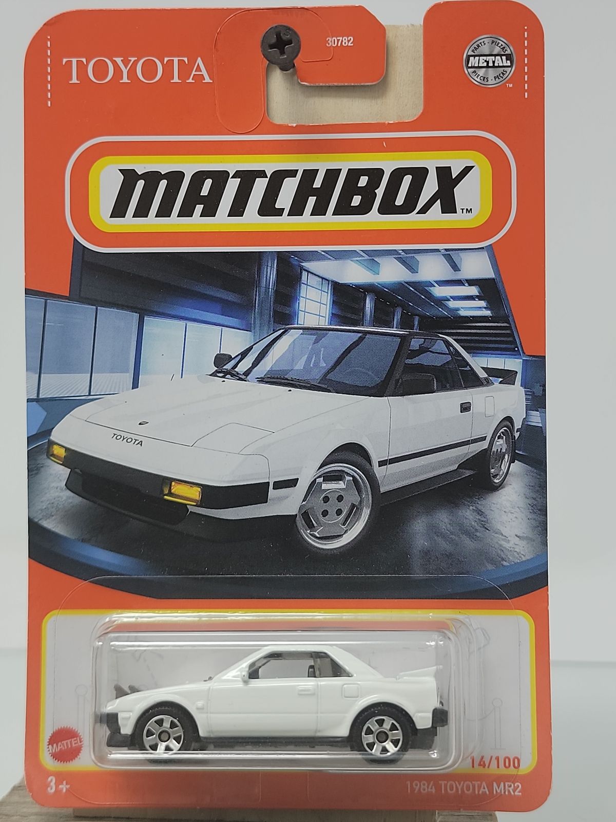 Matchbox 1984 Toyota MR2 – White/Black – Factory Sealed