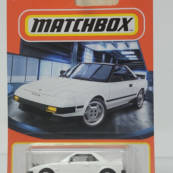 Matchbox 1984 Toyota MR2 – White/Black – Factory Sealed