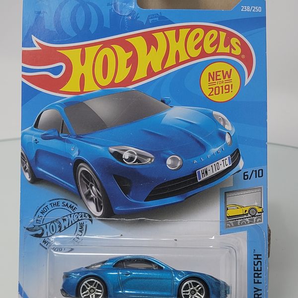 2017 Hot Wheels Factory Fresh Alpine A 110 Blue 6/10