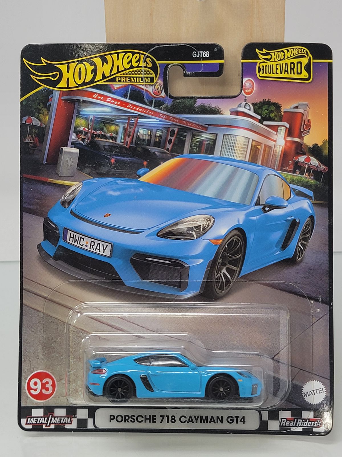 Hot Wheels Premium – Porsche 718 Cayman GT4 | Boulevard Series #93