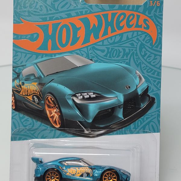2024 HOT WHEELS 1:64 TEAL '20 TOYOTA GR SUPRA WHEEL SWAP REAL RIDERS