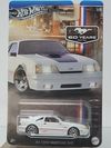 Hot Wheels Silver Series ’84 Ford Mustang SVO – White with Black Hood (60 Years, 1/5)