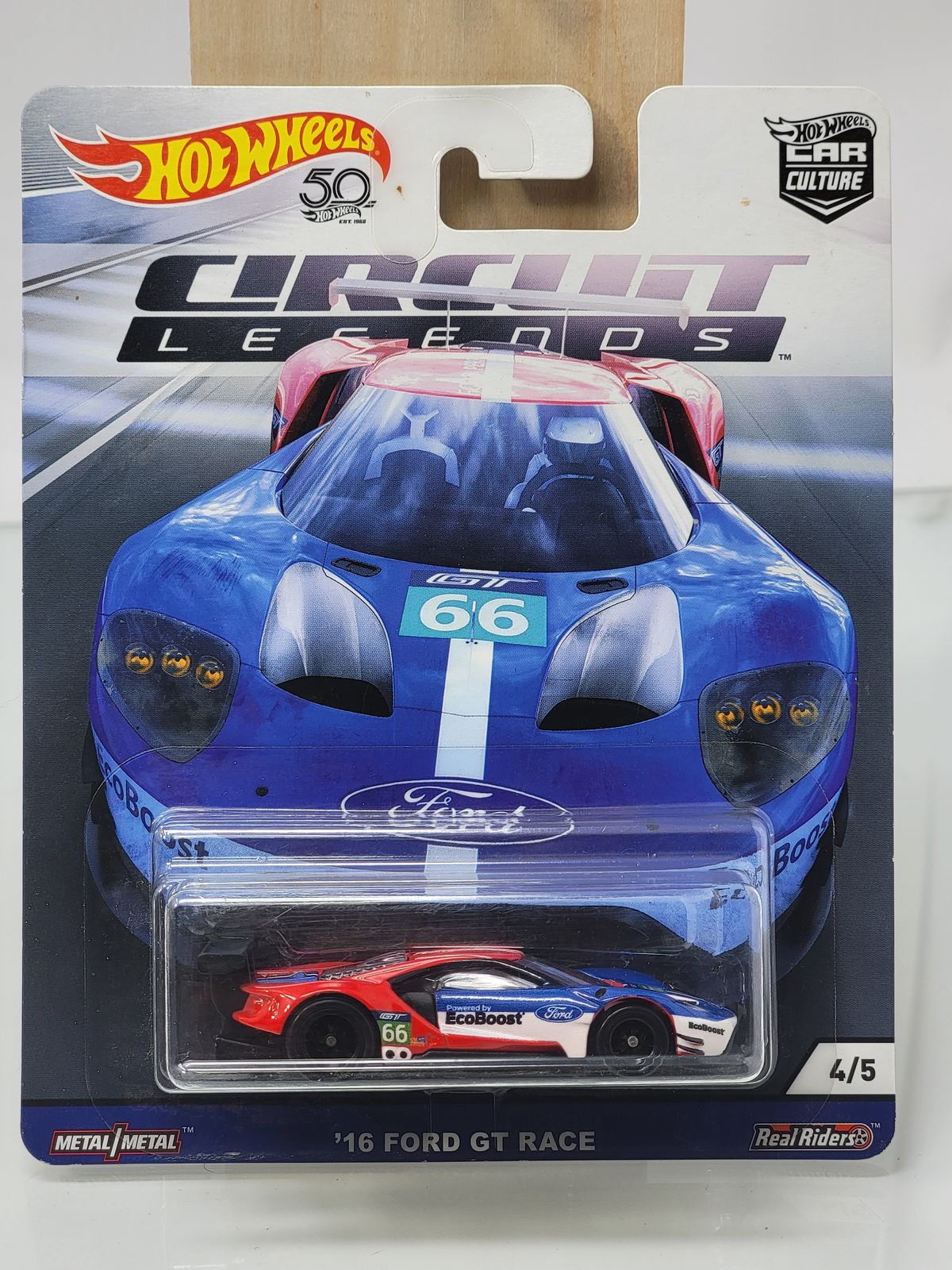Hot Wheels Premium Car Culture ’16 Ford GT Race (Circuit Legends 4/5)