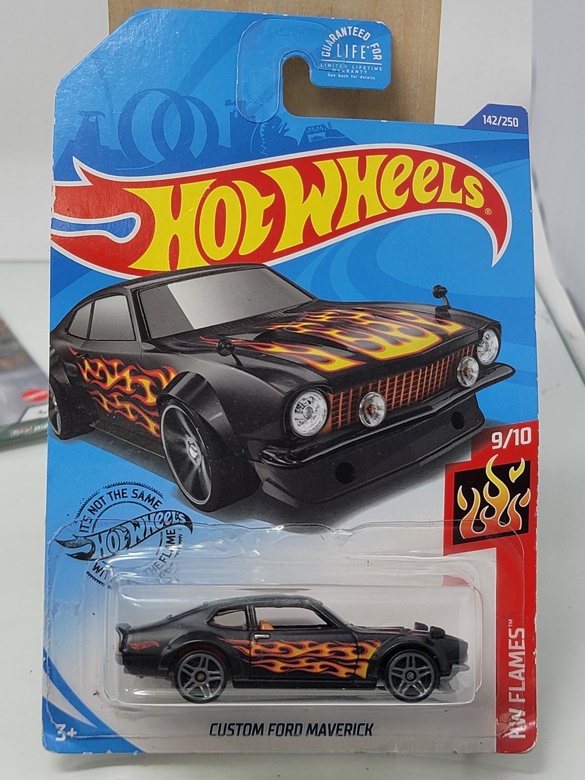 Hot Wheels Custom Ford Maverick – HW Flames Series 9/10 (2021) #142/250