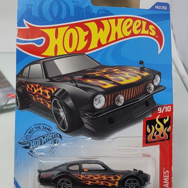 Hot Wheels Custom Ford Maverick – HW Flames Series 9/10 (2021) #142/250