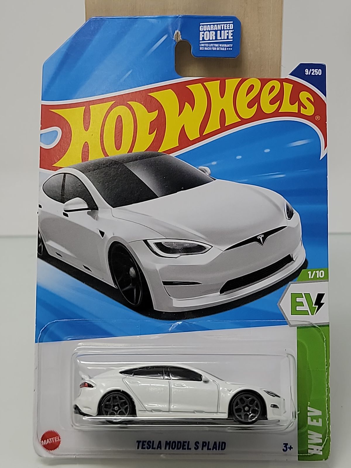 Hot Wheels Tesla Model S Plaid – HW EV Series | Factory Sealed | Modern Electric Performance