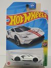 Hot Wheels ’17 Ford GT – White with Red Racing Stripe – HW Exotics 9/10 – 240/250