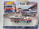 HOT WHEELS PREMIUM TEAM TRANSPORT – AMC REBEL MACHINE & WIDE OPEN HAULER – RED/WHITE/BLUE LIVERY – SEALED