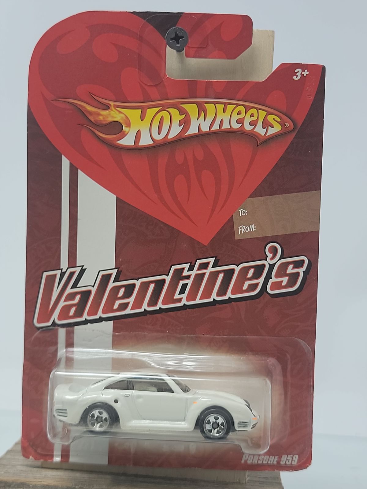 Hot Wheels Valentine’s Porsche 959 – White – Factory Sealed
