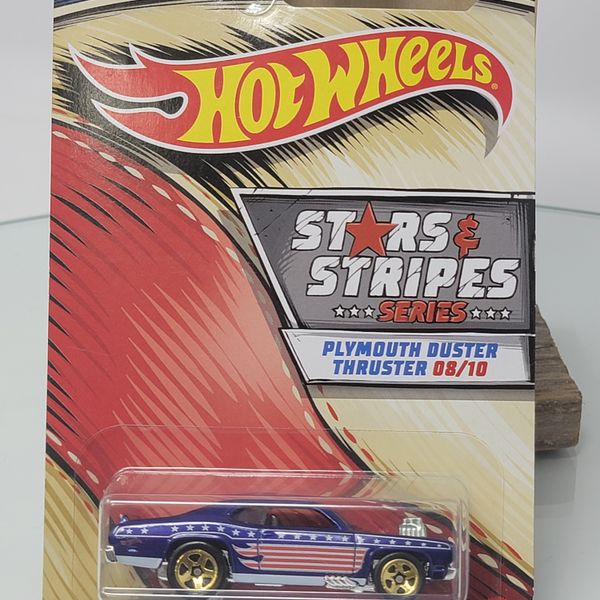 Hot Wheels PLYMOUTH DUSTER THRUSTER Stars And Stripes Series #8 / 10 New