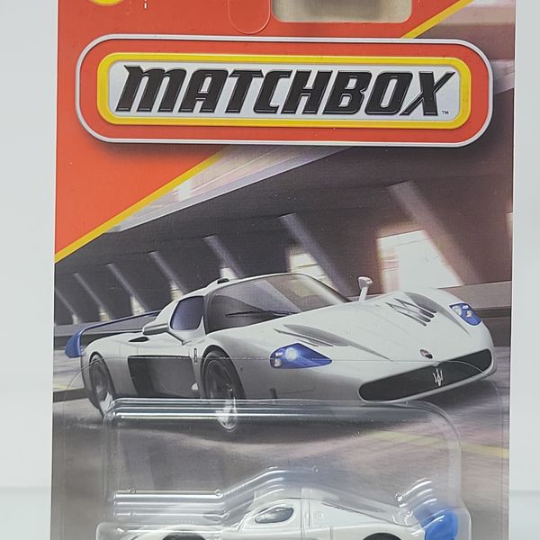 Matchbox 2004 Maserati MC12 – White/Blue – 2025 New Release – Factory Sealed