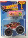 Hot Wheels Monster Trucks Scorcher™ – Includes Crushable Car | Die-Cast Metal Truck Body | Factory Sealed