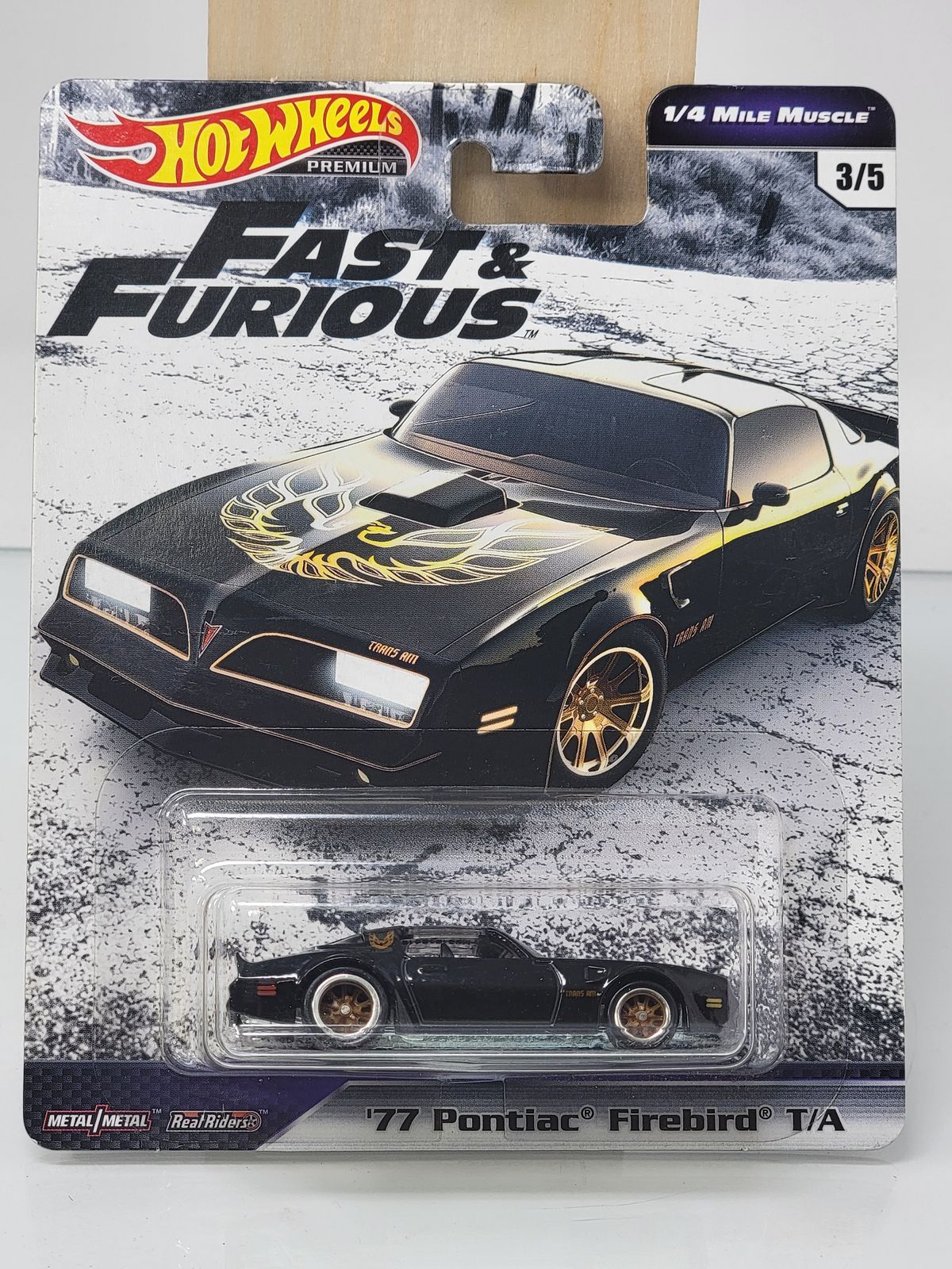Hot Wheels Premium Fast & Furious ’77 Pontiac Firebird T/A (¼ Mile Muscle 3/5)