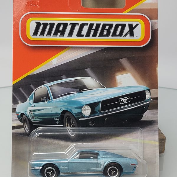 2025 Matchbox #67 1968 Ford Mustang Fastback BRITTANY BLUE POLY