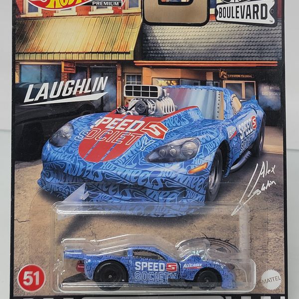 Hot Wheels Boulevard ’12 Corvette Z06 Drag Racer – Premium Real Riders