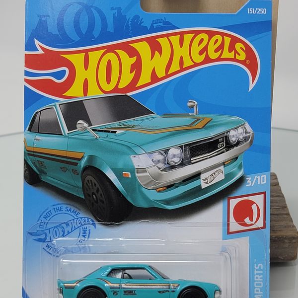 2021 Hot Wheels #151 HW J-Imports 3/10 70 TOYOTA CELICA Aqua Variant wBlack Lace