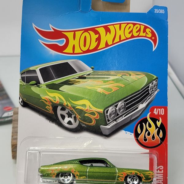 Hot Wheels ’69 Ford Torino Talladega – 2021 HW Flames 4/10 (35/365)