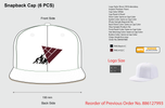 PIN "Pyramid Dreams" Snapback Hat (White)