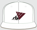 PIN "Pyramid Dreams" Snapback Hat (White)