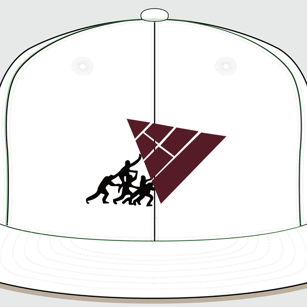 PIN "Pyramid Dreams" Snapback Hat (White)
