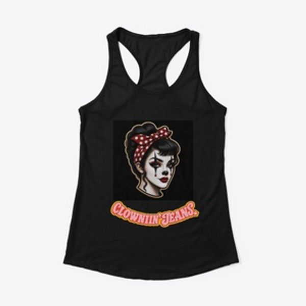 ''CLOWNIN' JEANS'' TANK TOP
