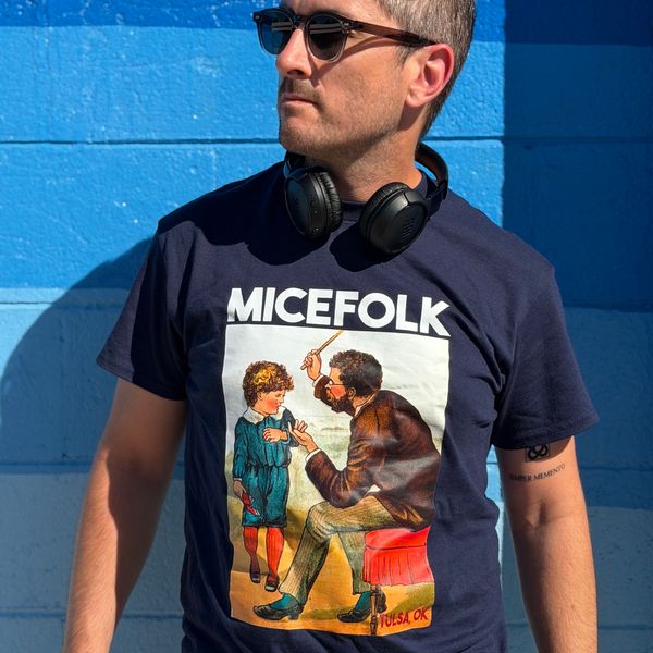 MICEFOLK "In Loco Parentis" Schoolmaster shirt - BLUE
