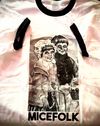 MICEFOLK white ringer Tee