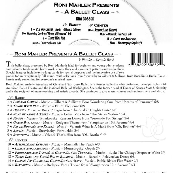 KIM3085 A Ballet Class with Roni Mahler