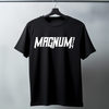 BLACK T SHIRT W/ WHITE NAMEPLACE