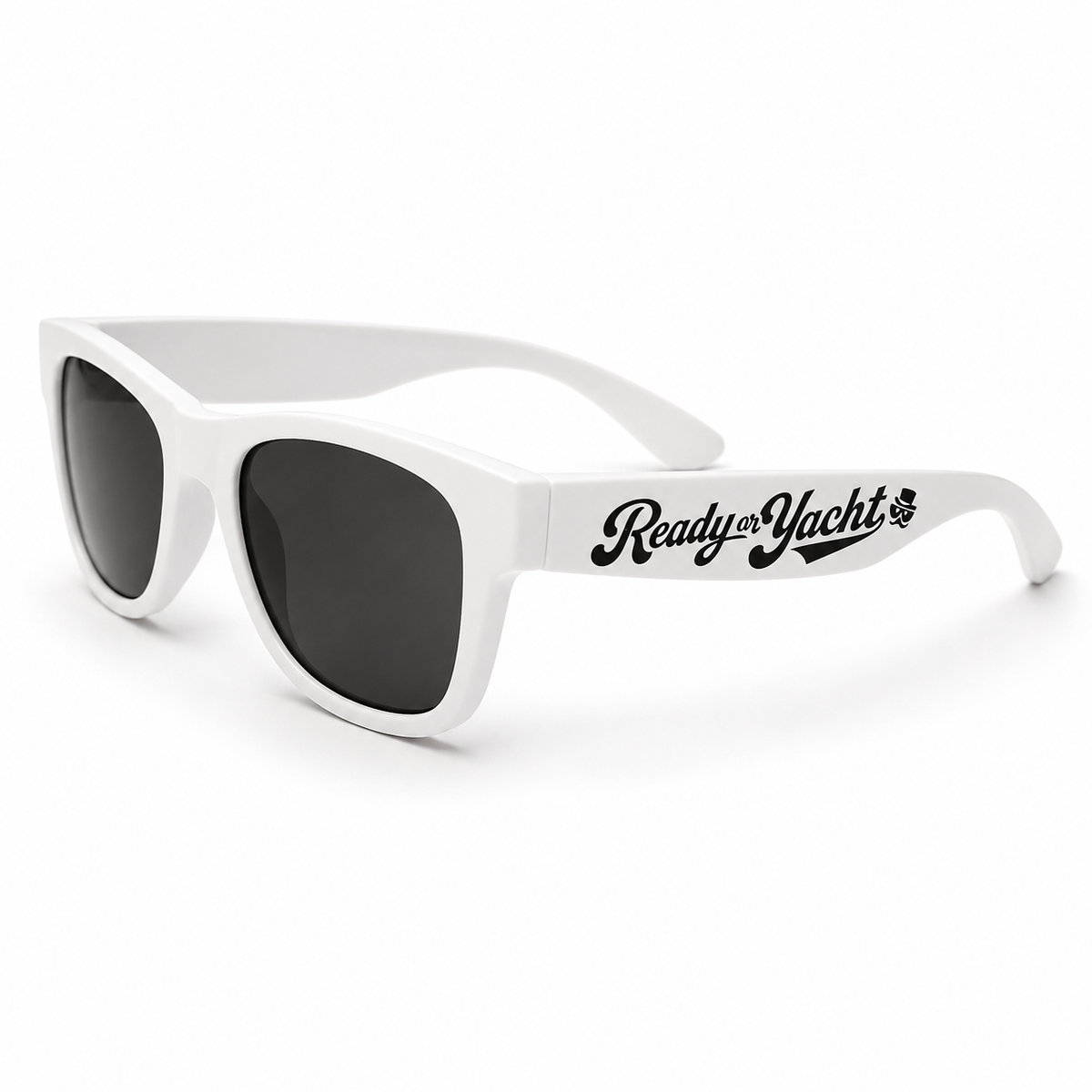 Ready or Yacht White Logo Sunglasses