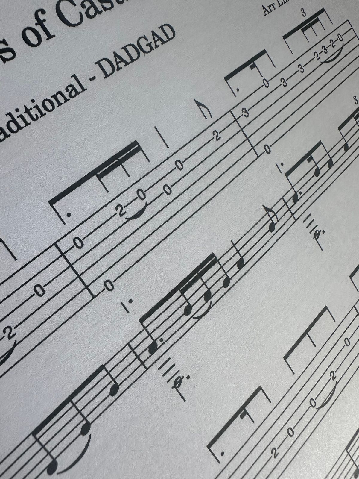 The Humours of Castlecomer - easy/intermediate guitar solo
