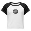 Clownin Women's Micro Rib Raglan Baby Tee