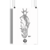 DEVIL VVURMZ: THE HIVE II (ILLUSTARTED MINI PRINT) (VVURMZFLESSSHHH OPEN EDITION)