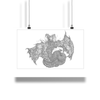 DEVIL VVURMZ: THE HIVE V (ILLUSTRATED GICLÈE PRINT) (VVURMZFLESSSHHH OPEN EDITION)
