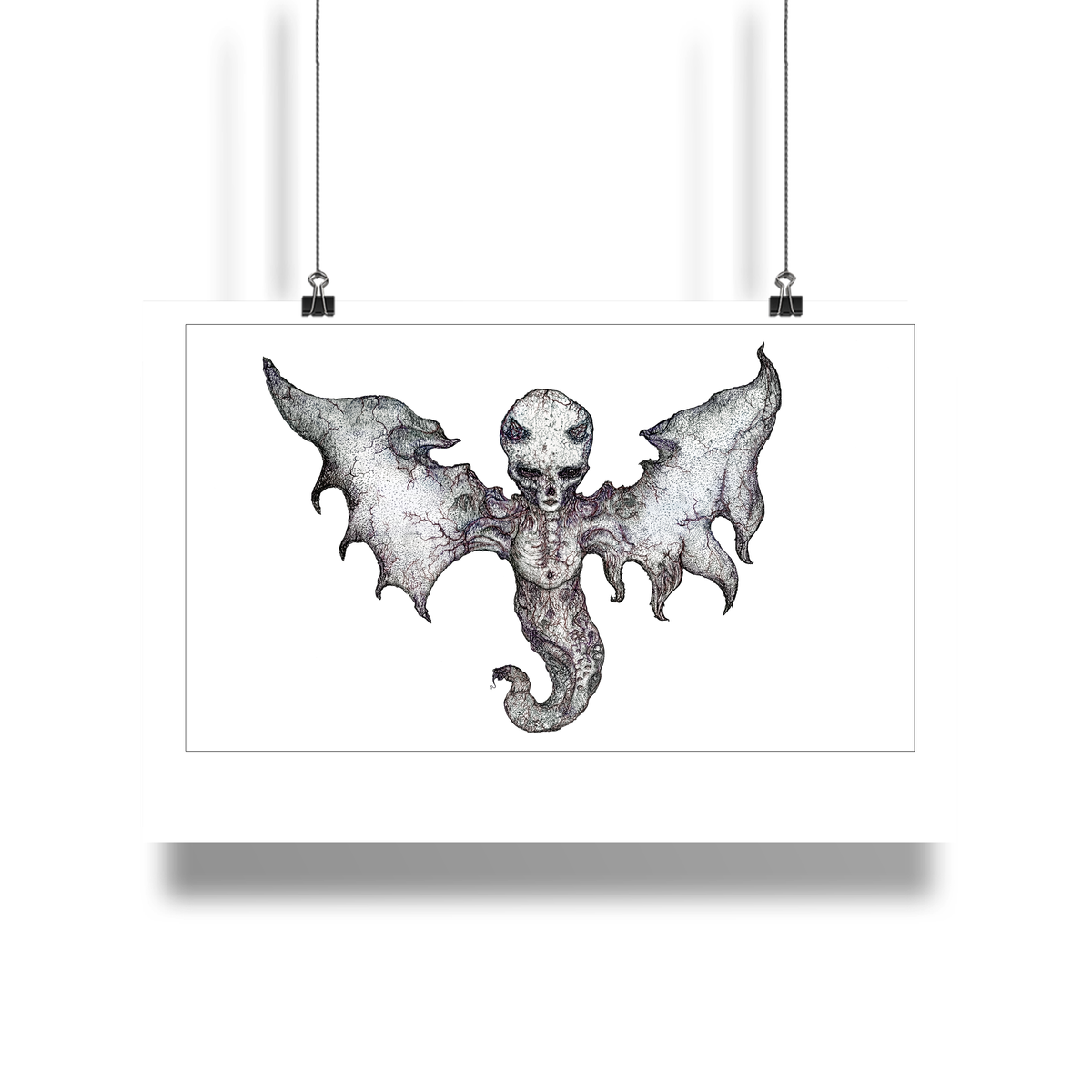 DEVIL VVURMZ: THE HIVE I (ILLUSTRATED GICLÈE PRINT) (OPEN EDITION)