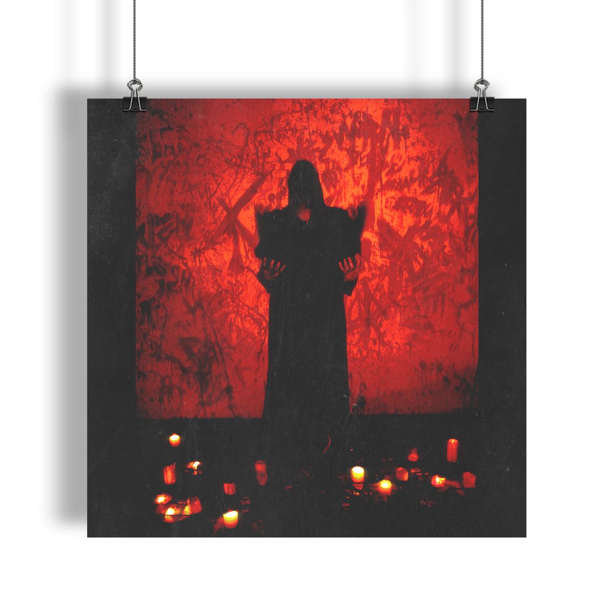 GOD IS DEAD (MIX MEDIA GICLÈE PRINT)