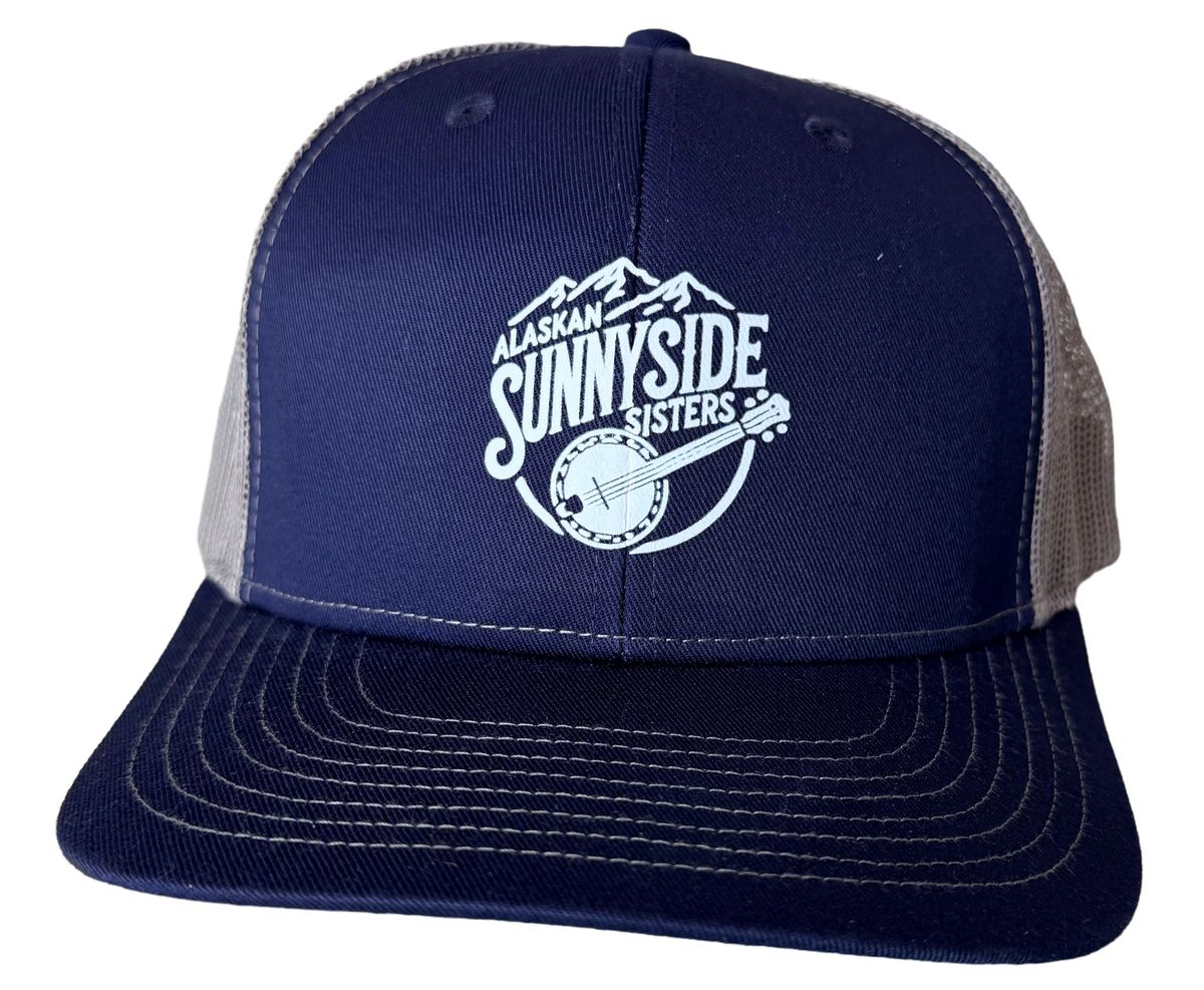 Navy Blue & Gray Alaskan Sunnyside Sisters Hat