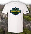 BK Just Signature Logo Shield t-shirt w Bar Mastiff Logo on sleeve