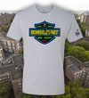 BK Just Signature Logo Shield t-shirt w Bar Mastiff Logo on sleeve