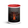 White Ceramic Mug with Color Inside