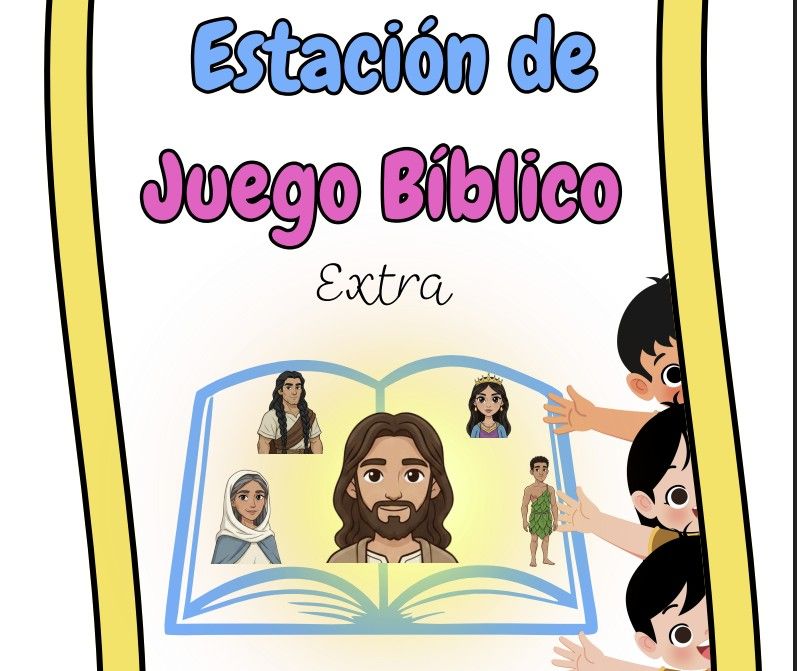 Estación de Juegos Bíblicos Para Niños de 6 a 12 años.