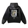“Feel Me” Distressed Hoodie Jacket — Limited Release