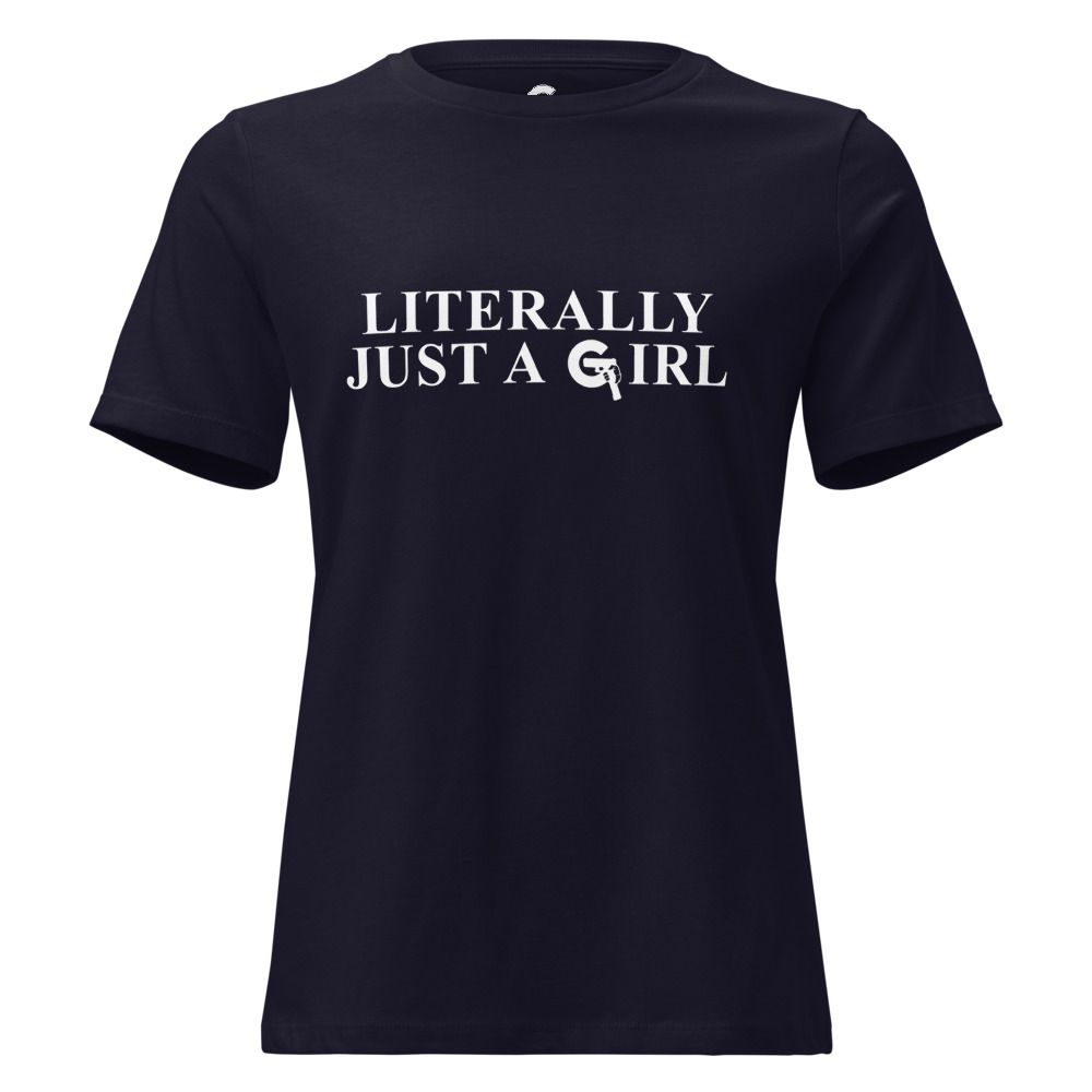 literally just a girl t-shirt