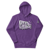 Feeling Nothing Distress Purple Hoodie